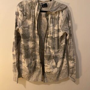 Nike Camo Zip-Up Hoodie